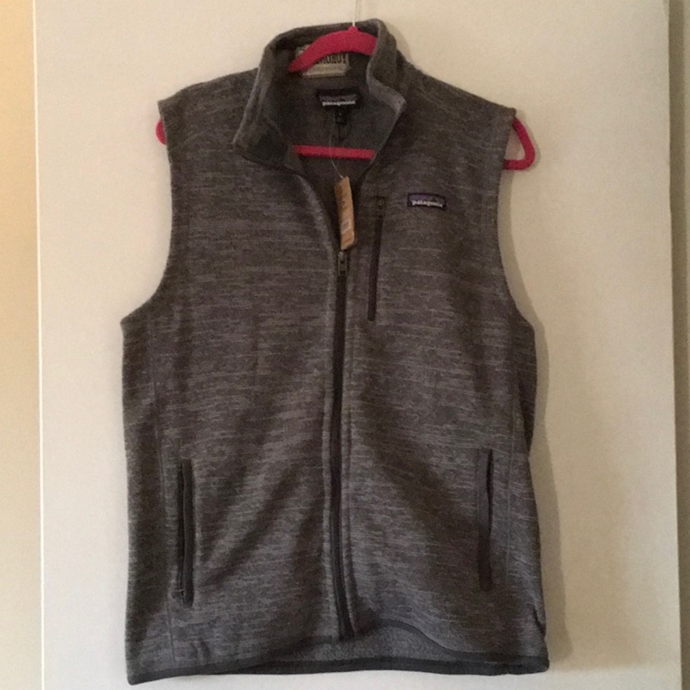 Patagonia charcoal gray vest
